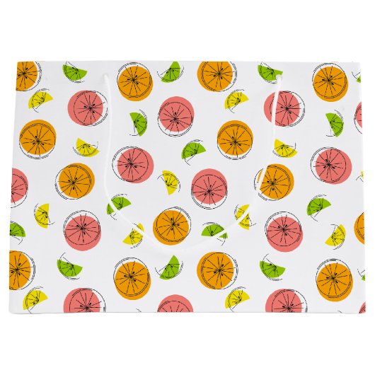 Citrus Multi gift grote tas Groot Cadeauzakje (Voorkant)