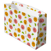 Citrus Multi gift grote tas Groot Cadeauzakje (Achterkant Gekanteld)