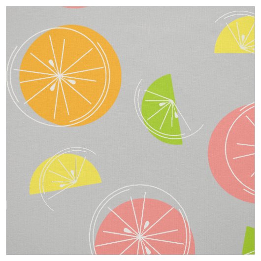 Citrus Multi grijs Stof (Swatch)