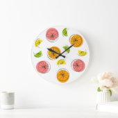Citrus Multi-klok rond Grote Klok (Huis)