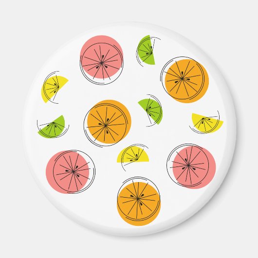 Citrus Multi-magnet rond Magneet (Voorkant)