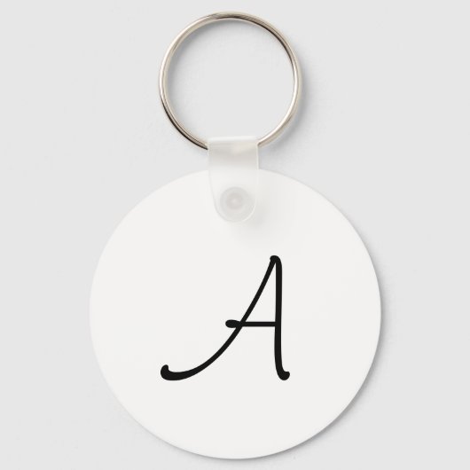 Citrus Multi monogram achterzijde aluminium cirkel Sleutelhanger (Achterkant)