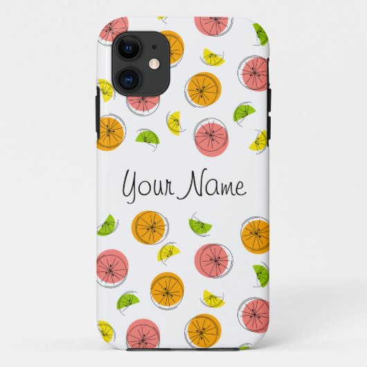 Citrus Multi 'Name' iPhone case-portret Case-Mate iPhone Case (Achterkant)