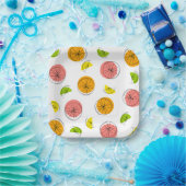 Citrus Multi  Papieren Bordje (Feest)