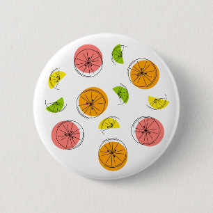 Citrus Multi-toets Ronde Button 5,7 Cm