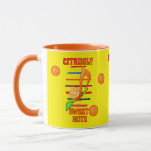 CITRUS MUZIEKNOOT ONTWERP Beker Mok