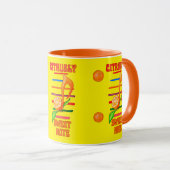 CITRUS MUZIEKNOOT ONTWERP Beker  Mok (Voorkant rechts)