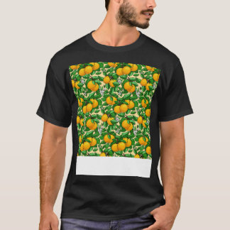Citrus Naadloze Patroon Citroen Limoen Sinaasappel T-shirt