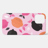 Citrus naadloze patroontextiel. afbeelding terug Case-Mate iPhone case (Achterkant (horizontaal))