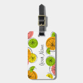 Citrus Name bagagelabel (Voorkant verticaal)