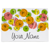 Citrus Name gift grote tas Groot Cadeauzakje (Voorkant)
