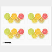 Citrus Olympische Spelen Rechthoekige Sticker (Vel)