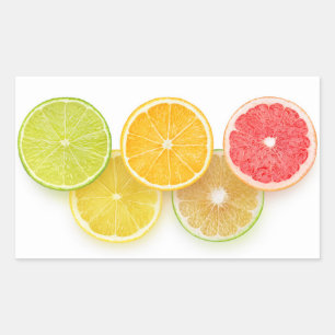 Citrus Olympische Spelen Rechthoekige Sticker