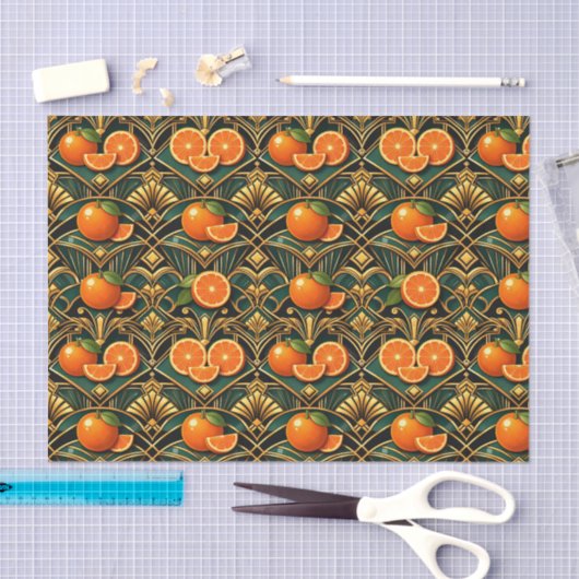 Citrus Orange Deco Tissuepapier (Craft)