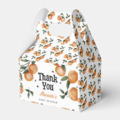 Citrus Orange Little Cutie Thank You Bedankdoosjes (Voorkant Zijde)