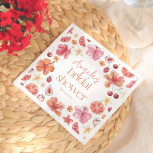 Citrus Oranje Bloem Bruidsdouche Servet