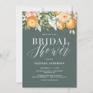 Citrus, oranje + bloesem vrijgezellenfeest