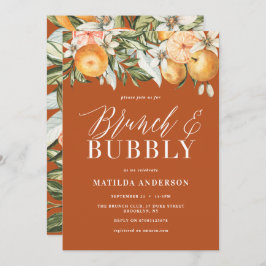 Citrus, oranje + bloesems