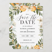 Citrus, oranje + bloesems huwelijk, behalve de dat (Voorkant / Achterkant)