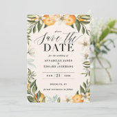 Citrus, oranje + bloesems huwelijk, behalve de dat (Staand voorkant)