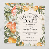 Citrus, oranje + bloesems huwelijk, behalve de dat (Voorkant / Achterkant)