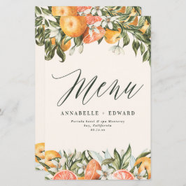 Citrus oranje botanische moderne rustige