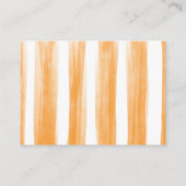 Citrus Oranje Clementine Greenery Diaper Raffle Informatiekaartje (Achterkant)