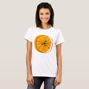 Citrus Oranje Dames-T-shirt T-shirt