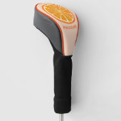 Citrus Oranje Fruit, op maat gesneden Golfheadcover (Schuin)