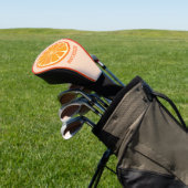 Citrus Oranje Fruit, op maat gesneden Golfheadcover (Insitu)