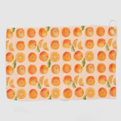Citrus Oranje Fruitenvun Golfhanddoek (Horizontaal)
