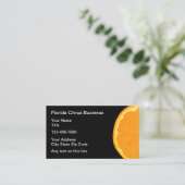 Citrus Oranje-fruitthema, vers Visitekaartje