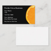 Citrus Oranje-fruitthema, vers Visitekaartje