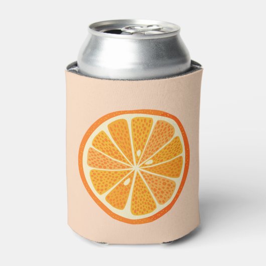 Citrus Oranje Fun Blikjeskoeler (Blikje Voorkant)