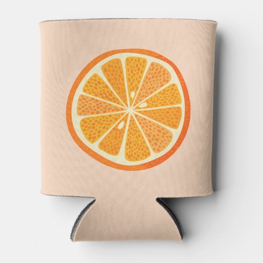 Citrus Oranje Fun Blikjeskoeler (Voorkant)