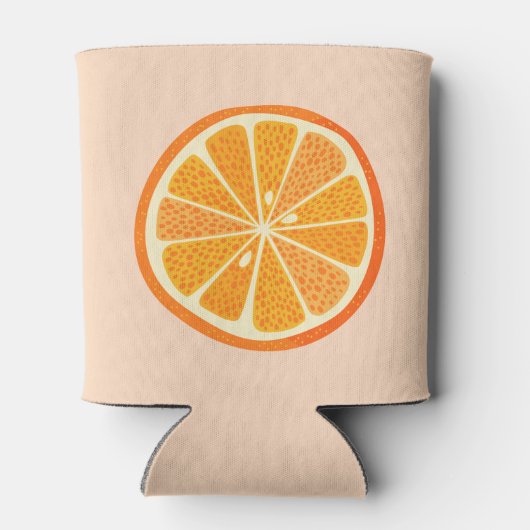 Citrus Oranje Fun Blikjeskoeler (Achterkant)