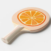 Citrus Oranje Fun Fruit Tafeltennisbatje (Voorkant Gekanteld)