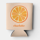 Citrus Oranje Fun, gepersonaliseerd Blikjeskoeler (Voorkant)