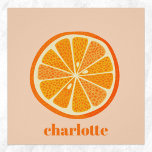 Citrus Oranje Fun, gepersonaliseerd Perfect Poster<br><div class="desc">Leuke oranje citrusvruchten op een blos roze achtergrond. Haal wat visuele vitamine C. Originele kunst van Nic Squirrell. Wijzig de naam om aan te passen.</div>