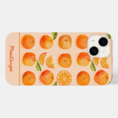 Citrus Oranje - Gepersonaliseerd Case-Mate iPhone Case (Achterkant (horizontaal))