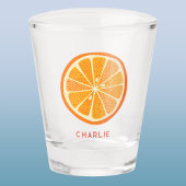 Citrus Oranje - Gepersonaliseerd Shot Glas