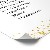 Citrus Oranje Geslacht onthullen Poster oude vrouw (Hoek)