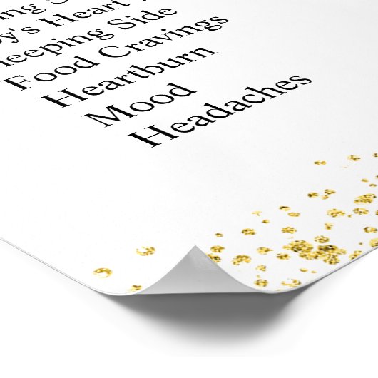 Citrus Oranje Geslacht onthullen Poster oude vrouw (Hoek)