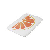 Citrus Oranje Grapefruit Slice Art Badmat (Gekanteld)