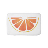 Citrus Oranje Grapefruit Slice Art Badmat (Voorkant)