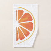 Citrus Oranje Grapefruit Slice Art Handdoek (Handdoek)