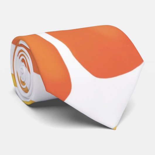 Citrus Oranje Grapefruit Slice Art Stropdas (Opgerold)