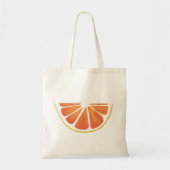 Citrus Oranje Grapefruit Slice Art Tote Bag (Voorkant)