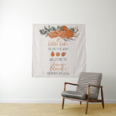 Citrus Oranje Kleine Cutie Geslacht Onthullen Part Wandkleed (In situ)