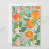 Citrus Oranje Liefde bij First Spritz Vrijgezellen Kaart (Achterkant)